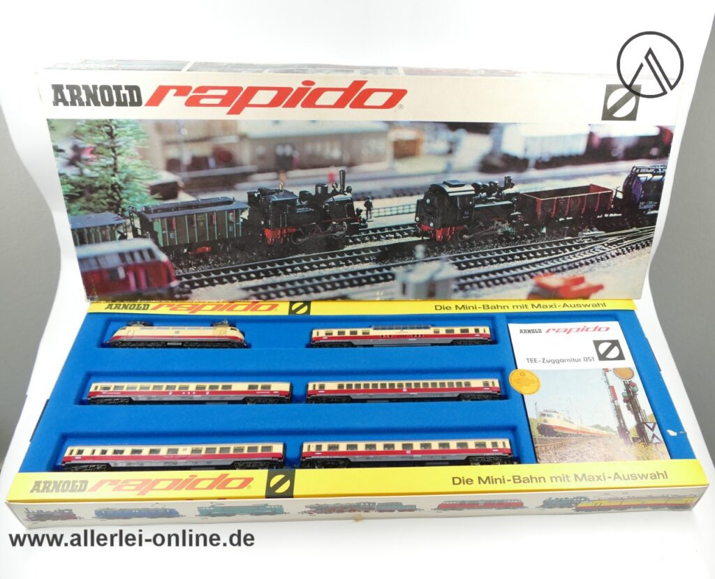Arnold rapido Spur N | Arnold Rapido TEE-Zuggarnitur | Art.Nr: 051 mit OVP