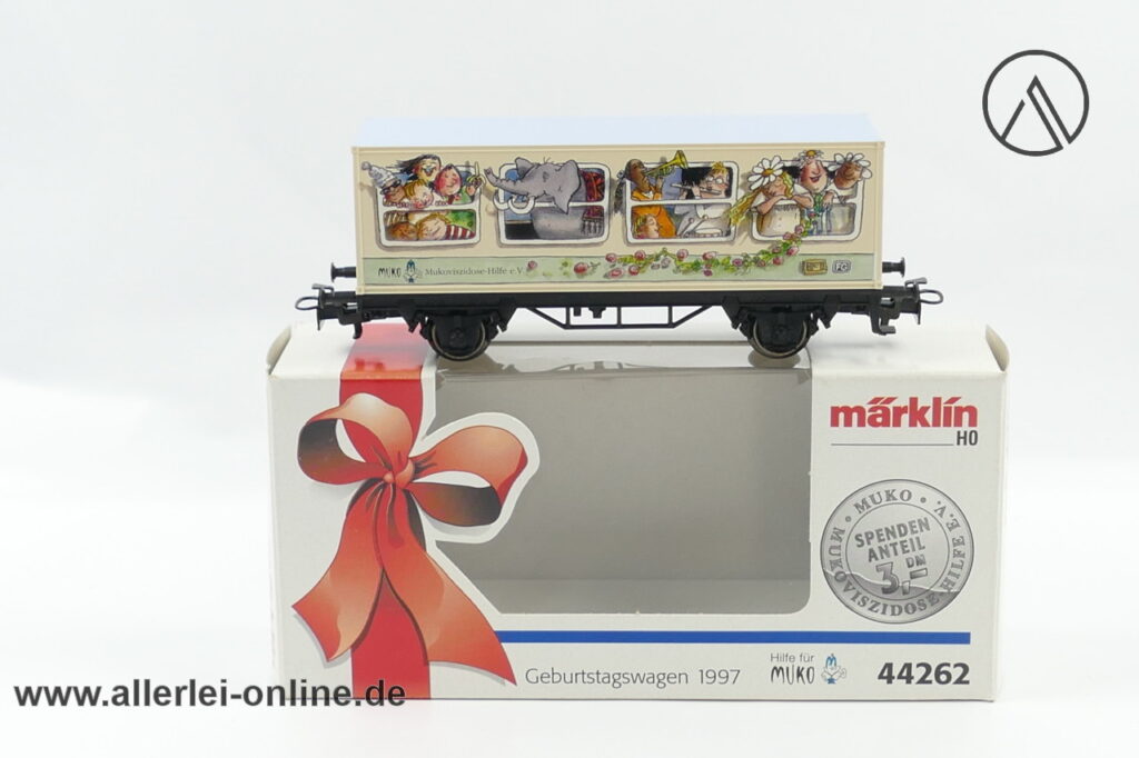 Märklin H0 | 44262 Containerwagen | Geburtstagswagen 1997 | Märklin SoMo Güterwagen