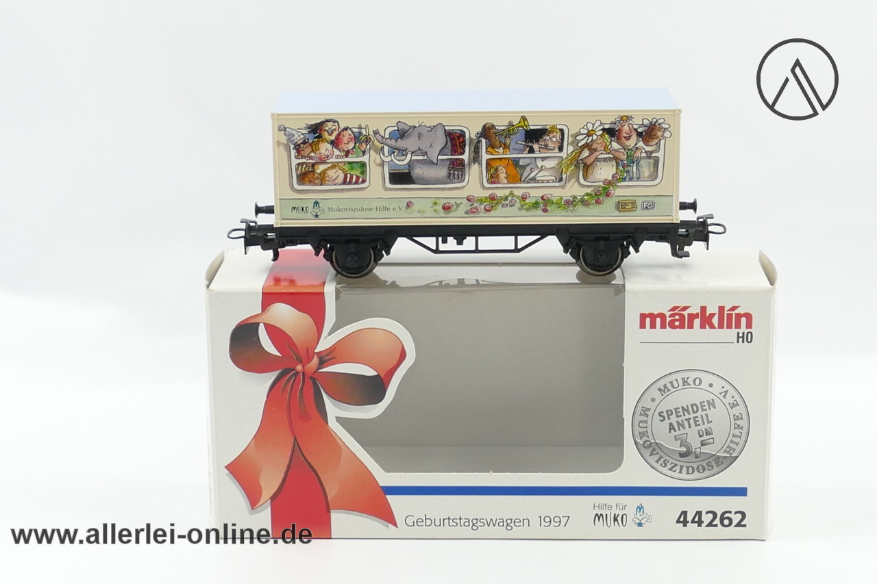 Märklin H0 | 44262 Containerwagen | Geburtstagswagen 1997 | Märklin SoMo Güterwagen Märklin H0 | 44262 Containerwagen | Geburtstagswagen 1997 | Märklin SoMo Güterwagen