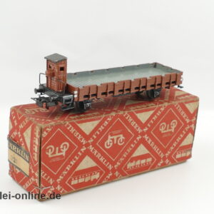 Märklin H0 | Märklin 321 Rungenwagen mit Bremserhaus - Gusswagen