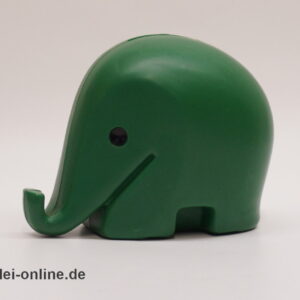 Luigi Colani Design | Elefanten Spardosen mit Schlüssel | Sparbüchse | 60-70er Jahre | grün