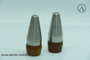 Salz- und Pfefferstreuer | Edelstahl und Palisander | Midcentury Dansk Design der 60er Jahre