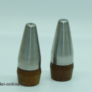 Salz- und Pfefferstreuer | Edelstahl und Palisander | Midcentury Dansk Design der 60er Jahre