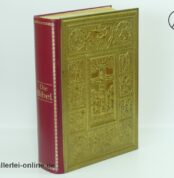Die Bibel | Die Goldbibel | Messing mit Goldschnitt und Goldprägung | Mit 24 Stichen aus dem Bibelzyklus von Gustave Dore