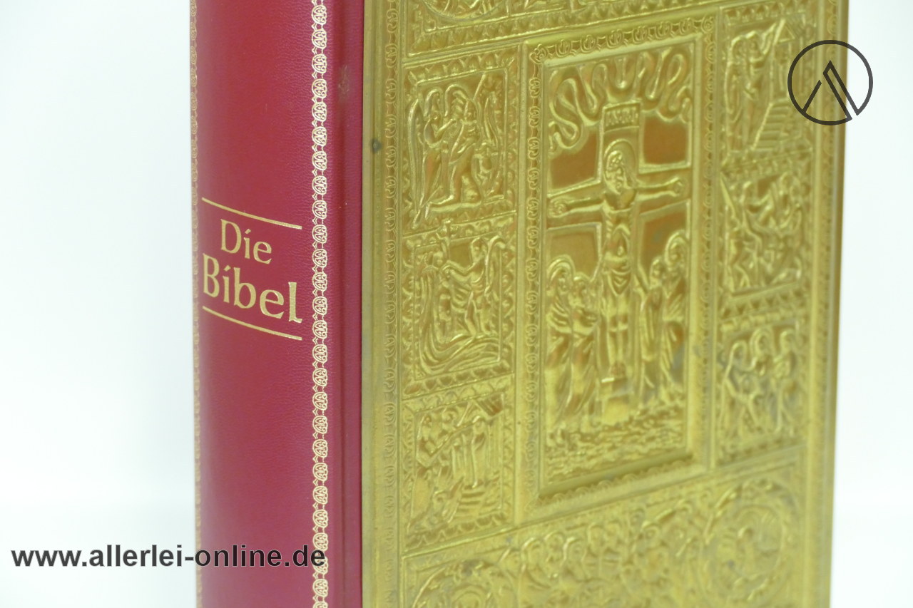 Die Bibel | Goldbibel | Messing mit Goldschnitt und Goldprägung | Mit 24 Stichen aus dem Bibelzyklus von Gustave Dore Die Bibel | Goldbibel | Messing mit Goldschnitt und Goldprägung | Mit 24 Stichen aus dem Bibelzyklus von Gustave Dore