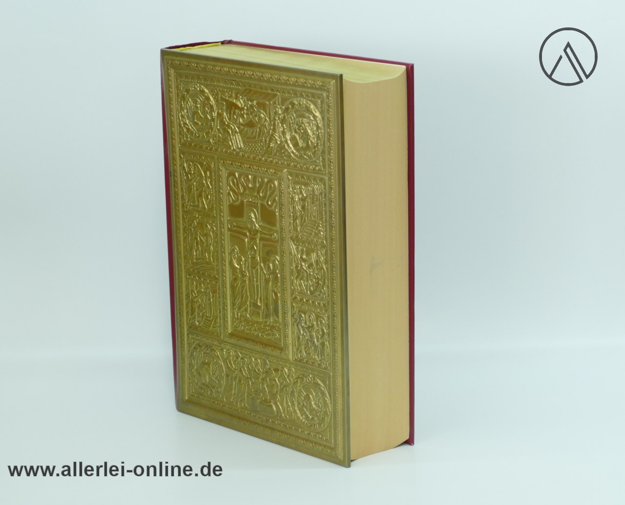 Die Goldbibel | Altes und Neues Testament - Messing mit Goldschnitt und Goldprägung | Mit 24 Stichen aus dem Bibelzyklus von Gustave Dore Die Goldbibel | Altes und Neues Testament - Messing mit Goldschnitt und Goldprägung | Mit 24 Stichen aus dem Bibelzyklus von Gustave Dore