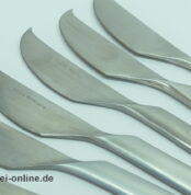 Rosenthal studio-linie | 6 Stück Rosenthal Composition Dessert-Messer - Käsemesser | Design Tapio Wirkkala für Rosenthal im Allerlei Online Shop