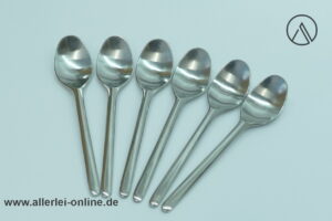 Rosenthal studio-linie | 6 Stück Rosenthal Composition Löffel | Kaffeelöffel | Design Tapio Wirkkala für Rosenthal