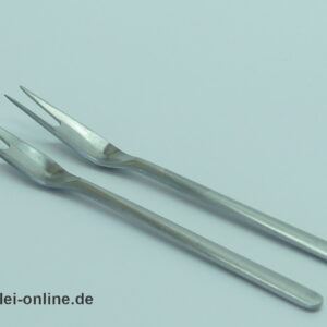 Rosenthal studio-linie | 2-tlg. Rosenthal Composition 2-Zinken Gabel - Fleischgabel / Wurstgabel | Vorlegebesteck | Design Tapio Wirkkala für Rosenthal