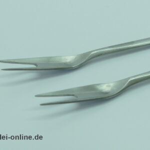 Rosenthal studio-linie | 2-tlg. Rosenthal Composition 2-Zinken Gabel Vorlegebesteck | Design Tapio Wirkkala für Rosenthal