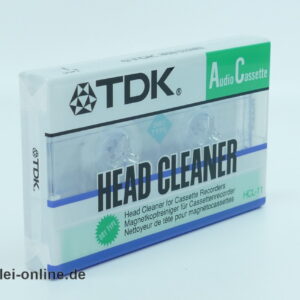 TDK HCL-11 Audio Cassette | HEAD CLEANER | Magnetkopfreiniger - Reinigungskassette | NEU/OVP