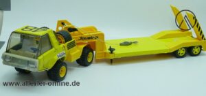 Joustra Goliath Tieflader | Sattelzug | Vintage 70-80er Jahre Blechspielzeug
