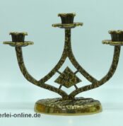 Brutalist Kerzenleuchter Kerzenständer Kerzenhalter 3 Flammig | Bronze Horst Dalbeck