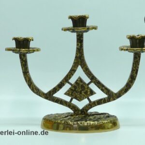 Brutalist Kerzenleuchter Kerzenständer Kerzenhalter 3 Flammig | Bronze Horst Dalbeck