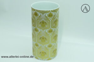 Rosenthal Studio Linie Porzellan Vase | 70er Jahre Design Björn Wiinblad | 24 K