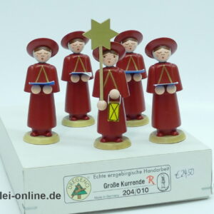 Oregeno, Dregeno | Olaf Häfner | Große Kurrende Rot | Vintage Volkskunst Erzgebirge in OVP