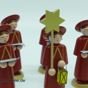 Oregeno, Dregeno | Olaf Häfner | Große Kurrende Rot | Vintage Volkskunst Erzgebirge OVP