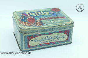 Teftjes Milchbonbon Dose / Blechdose | Manss Richter + Kuntz Niedersedlitz Dresden