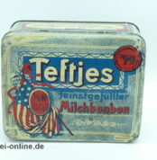 Teftjes Milchbonbon Dose / Blechdose | Manss Richter + Kuntz Niedersedlitz - Dresden