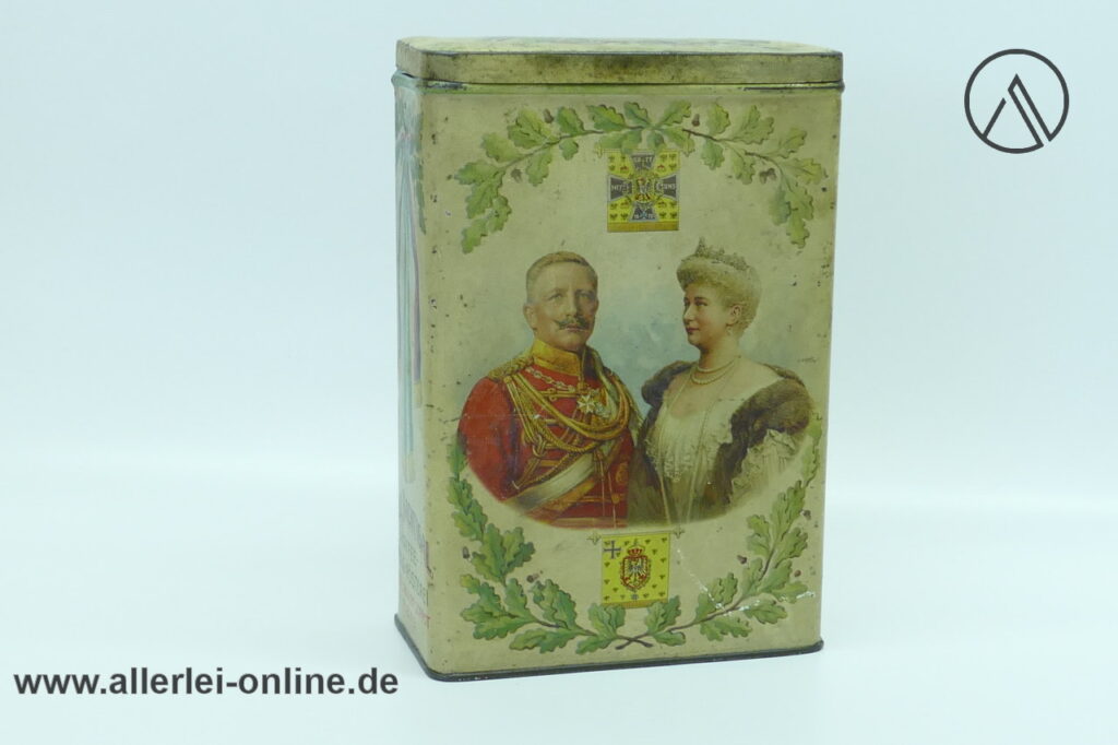 Paul Nachtigal Kaffee Dose | Kaffee Blechdose | Reklame Weissblech Dose | 1888 - 1913