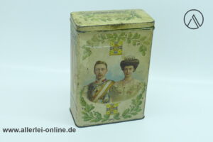 Paul Nachtigal Kaffee Dose | Kaffee Blechdose | Reklame Weissblech Dose | 1888 - 1913 Bild2