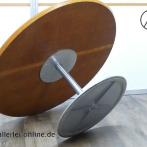 Couchtisch | Wohnzimmertisch ,rund mit Aluminium Fuß | 60er Jahre Mid Century Furniture