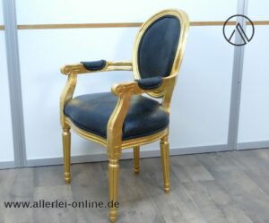 Prächtiger Armlehnstuhl | Hollywood Regency Möbel | Louis-Philippe Barock-Stil