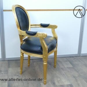 Armlehnstuhl | Hollywood Regency Möbel | Louis-Philippe Barock-Stil