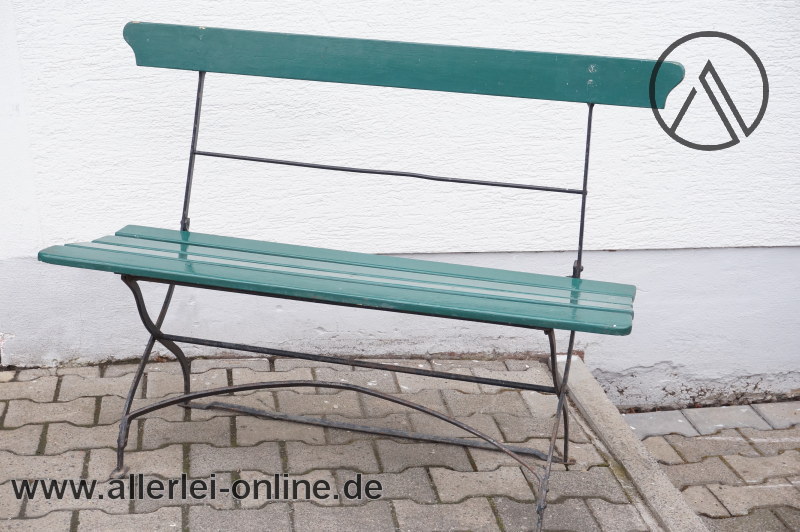Antike Biergartenbank um 1920-Vintage Möbel Online Kaufen