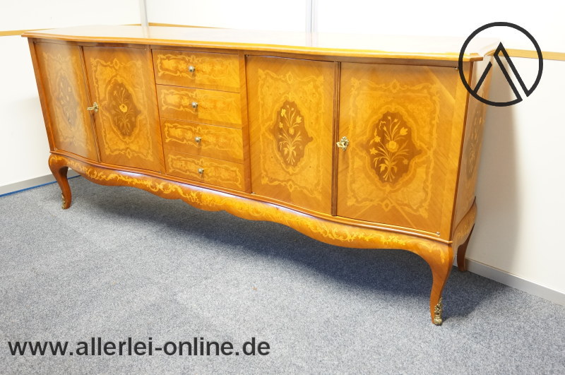 Barock Schrank Sideboard mit Intarsien Italienisches Antik-Stil Design Möbel Barock Schrank Sideboard mit Intarsien Italienisches Antik-Stil Design Möbel