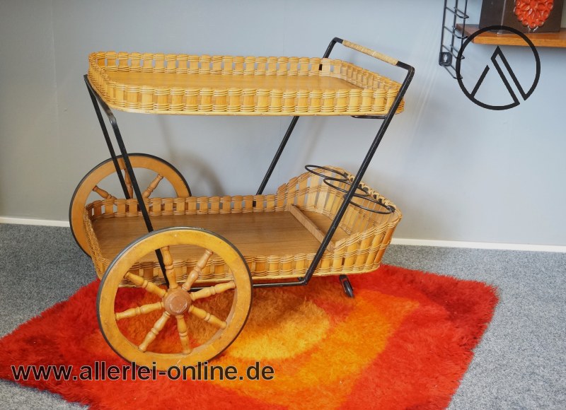 Vintage Mid Century 60s Barwagen - Allerlei Onlline Shop Vintage Mid Century 60s Barwagen - Allerlei Onlline Shop