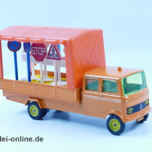 SIKU V335 | Mercedes-Benz LP 608 | Verkehrsschilder Straßendienstwagen | Vintage Siku DieCast Modellauto