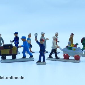 Märklin H0 | 1/87 Figurenset 404 Ga | 50er Jahre Metall/Zinn Figuren