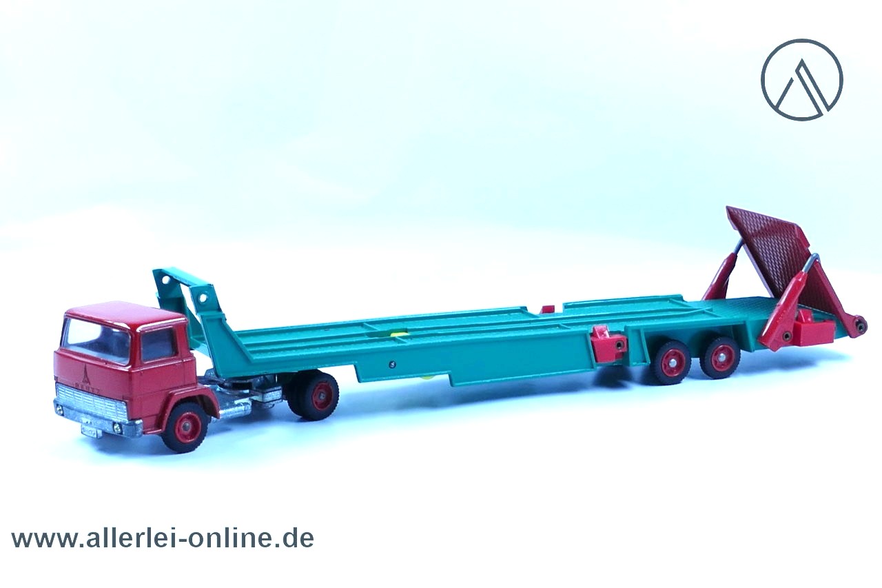 SIKU V289 | Baufahrzeug-Transporter | Magirus-Deutz Sattelschlepper – Sattelzug | Vintage Siku DieCast Modellauto