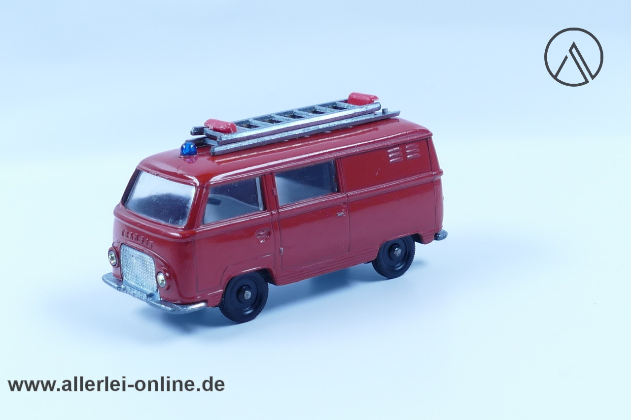 SIKU V237 | Ford Transit TSF | Ford Taunus Feuerwehr Leiterwagen | Vintage Siku DieCast Modellauto