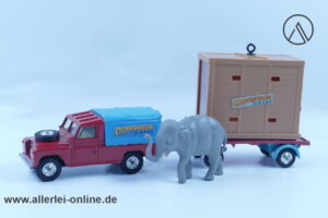 Corgi Toys Gift Set No. 19 | Chipperfield’s Circus Land Rover 109 W.B. mit Trailer ,Elefant und Transportbox | Vintage Made in GT.Britain