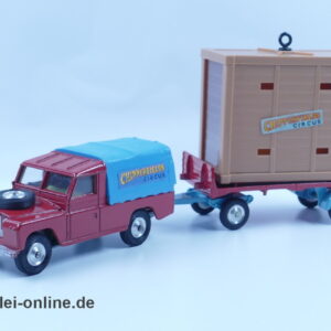 Corgi Toys Gift Set No. 19 | Chipperfield’s Circus Land Rover mit Trailer ,Elefant und Transportbox | Vintage Made in GT.Britain