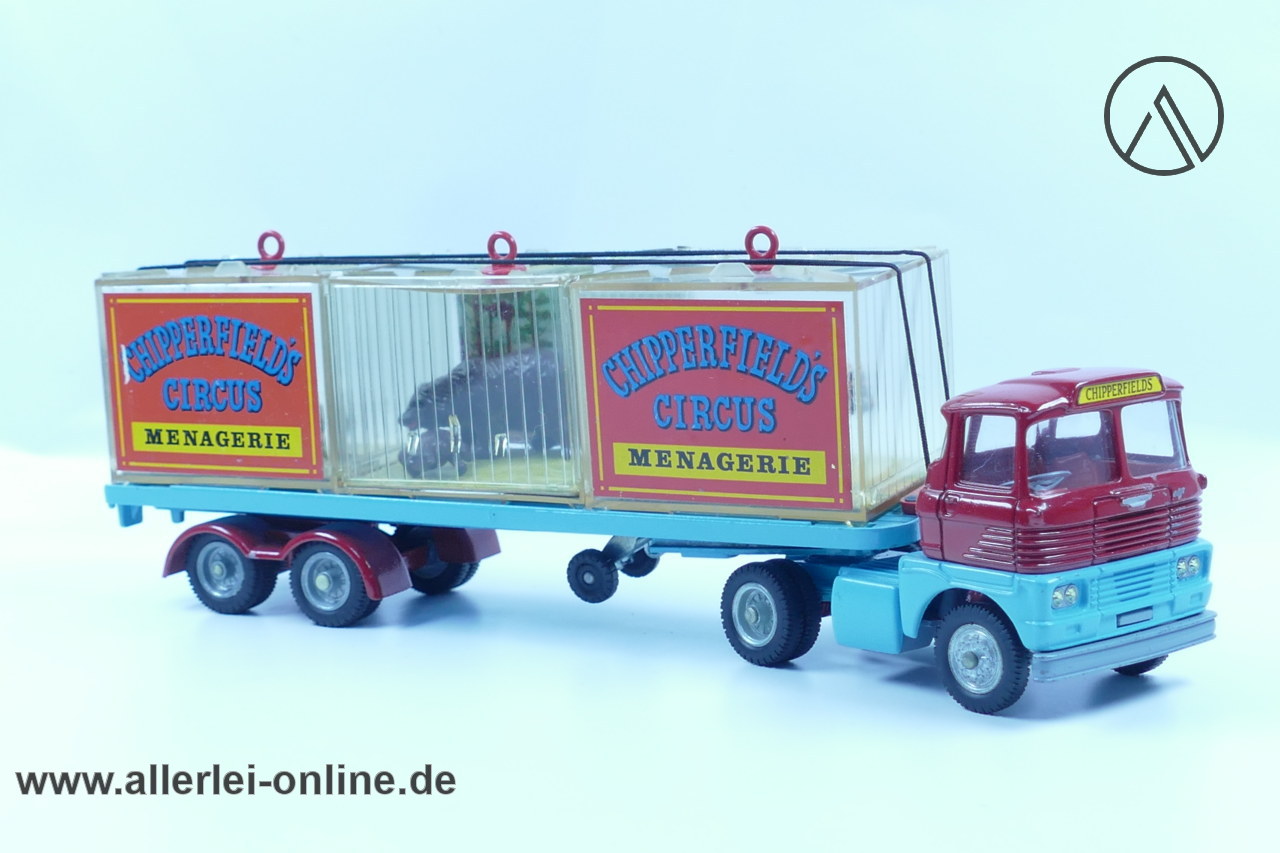 Corgi Toys 1139 | Chipperfield’s Circus Scammell Circus Menagerie Transporter | Scammell Sattelzug Raubtier Transport | Vintage Made in GT.Britain Corgi Toys 1139 | Chipperfield’s Circus Scammell Circus Menagerie Transporter | Scammell Sattelzug Raubtier Transport | Vintage Made in GT.Britain