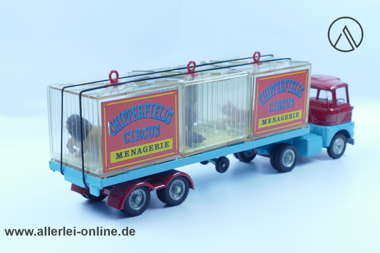 Corgi Toys 1139 | Chipperfield Circus Scammell Menagerie Transporter | Scammell Sattelzug Raubtier Transport | Vintage Made in GT.Britain Corgi Toys 1139 | Chipperfield Circus Scammell Menagerie Transporter | Scammell Sattelzug Raubtier Transport | Vintage Made in GT.Britain