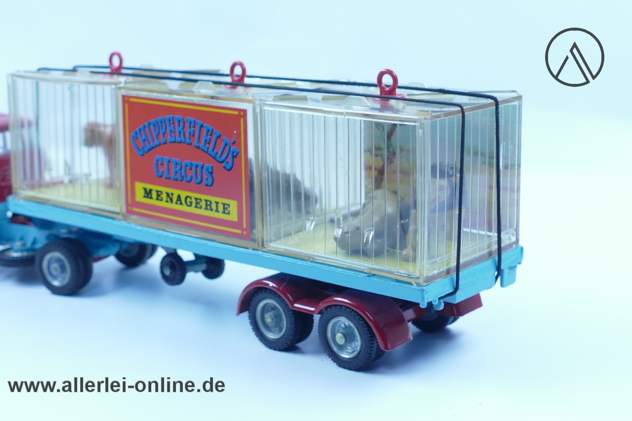 Corgi Toys 1139 | Chipperfield’s Circus Scammell Circus Menagerie Transporter | Scammell Sattelzug Raubtier Transport | Made in GT.Britain im Allerlei Online Shop Corgi Toys 1139 | Chipperfield’s Circus Scammell Circus Menagerie Transporter | Scammell Sattelzug Raubtier Transport | Made in GT.Britain im Allerlei Online Shop