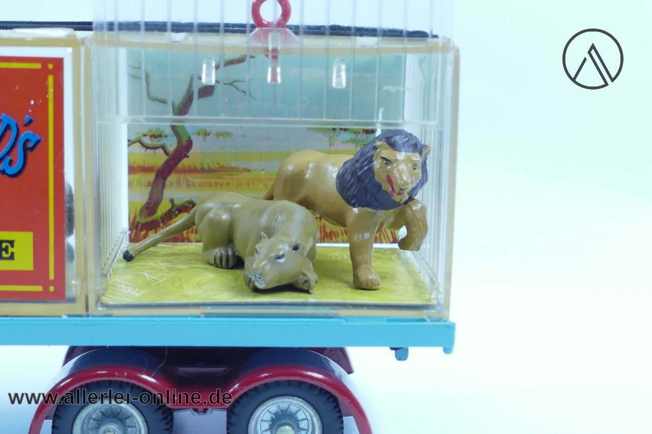 Corgi Toys 1139 | Chipperfield Circus Scammell Sattelzug Truck Menagerie Löwen Raubtier Transport | Vintage Made in GT.Britain Corgi Toys 1139 | Chipperfield Circus Scammell Sattelzug Truck Menagerie Löwen Raubtier Transport | Vintage Made in GT.Britain