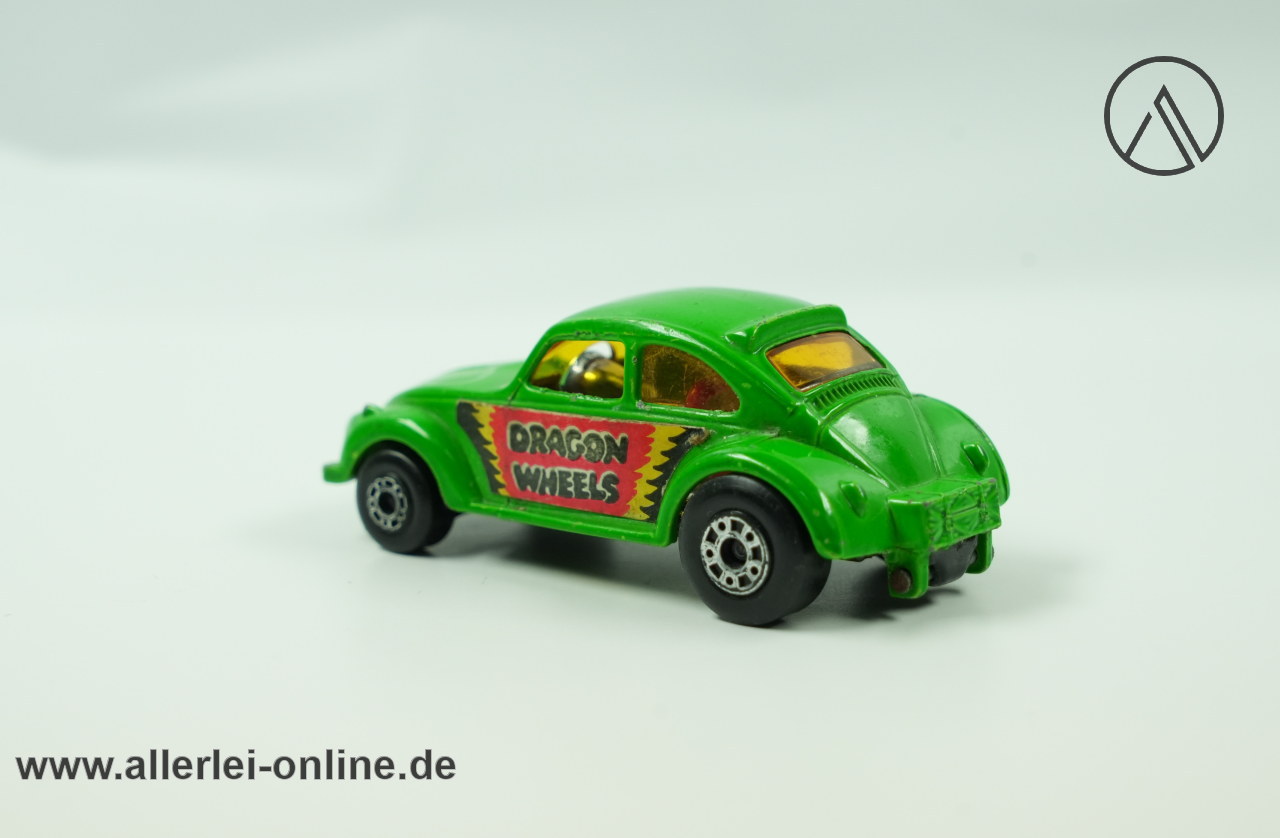Matchbox Superfast No. 43 | Dragon Wheels VW Käfer Dragster | Lesney England side Matchbox Superfast No. 43 | Dragon Wheels VW Käfer Dragster | Lesney England side