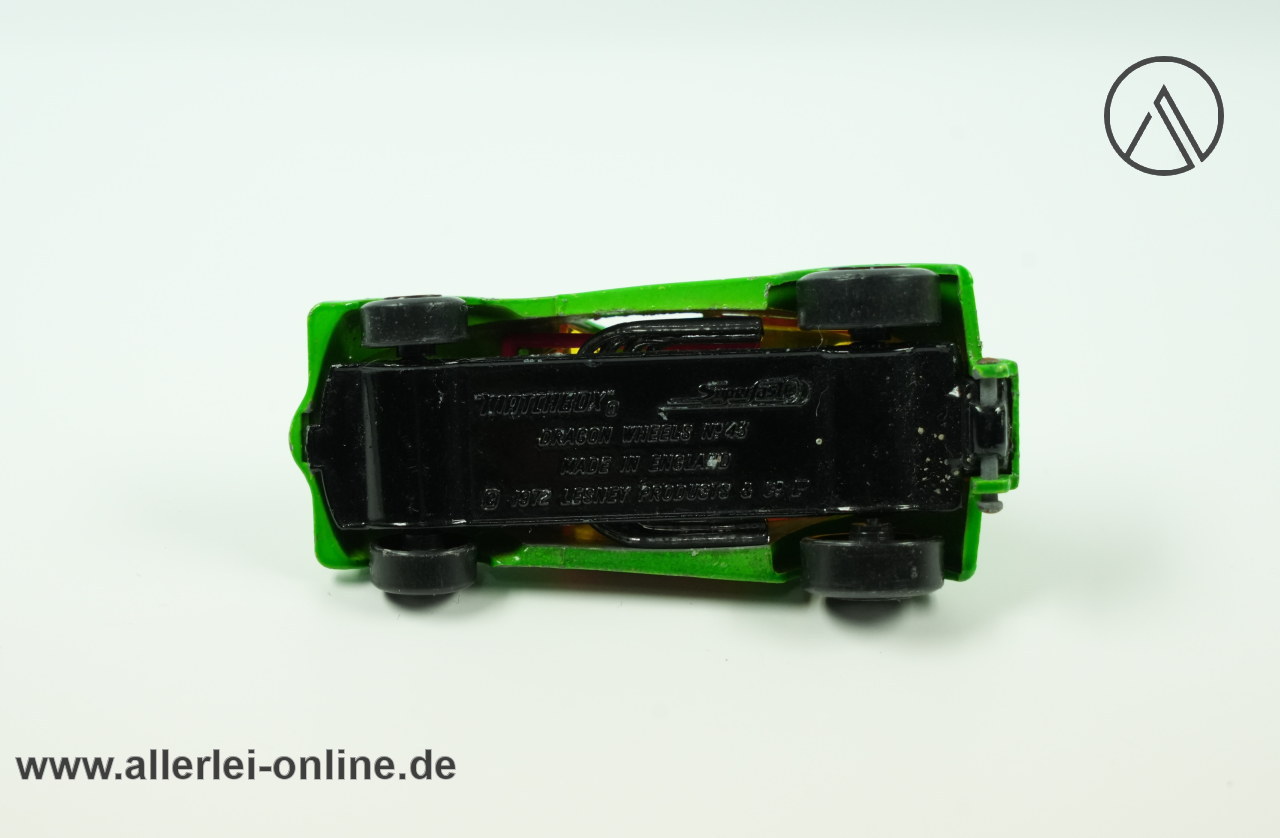 Matchbox Superfast No. 43 | Dragon Wheels VW Käfer Dragster | Lesney England Bodenplatte Matchbox Superfast No. 43 | Dragon Wheels VW Käfer Dragster | Lesney England Bodenplatte