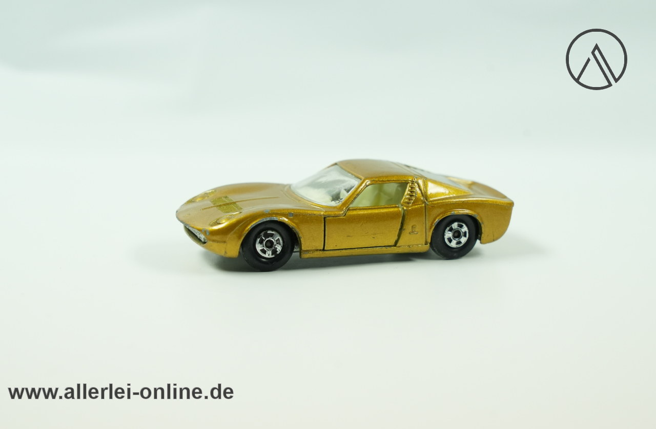 Matchbox Superfast No. 33 | Lamborghini Miura | Lesney England Toy Matchbox Superfast No. 33 | Lamborghini Miura | Lesney England Toy