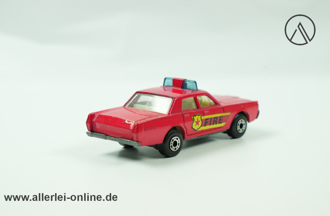 Matchbox Superfast No. 59 | Mercury Fire Chief | Lesney England rear Matchbox Superfast No. 59 | Mercury Fire Chief | Lesney England rear