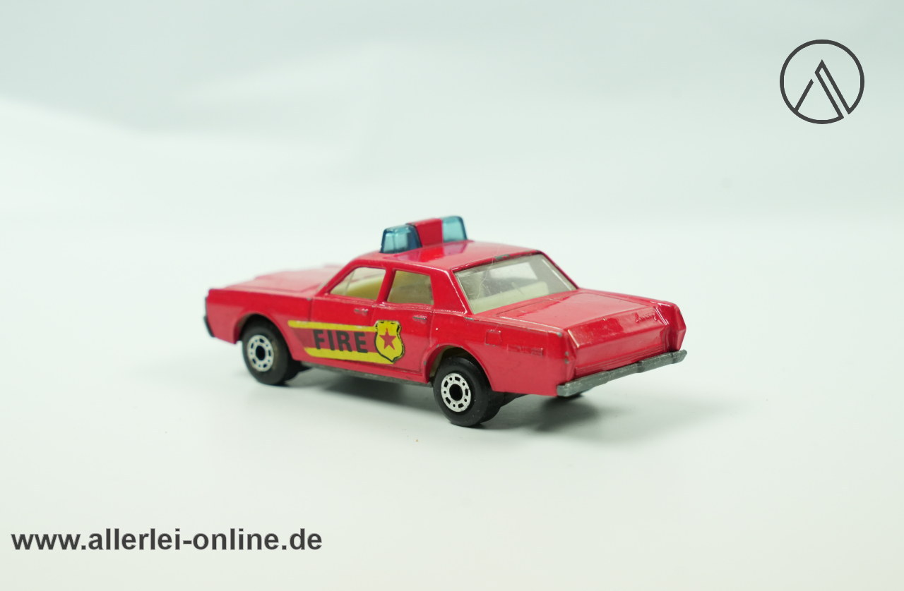 Matchbox Superfast No. 59 | Mercury Fire Chief | Lesney England hinten Matchbox Superfast No. 59 | Mercury Fire Chief | Lesney England hinten