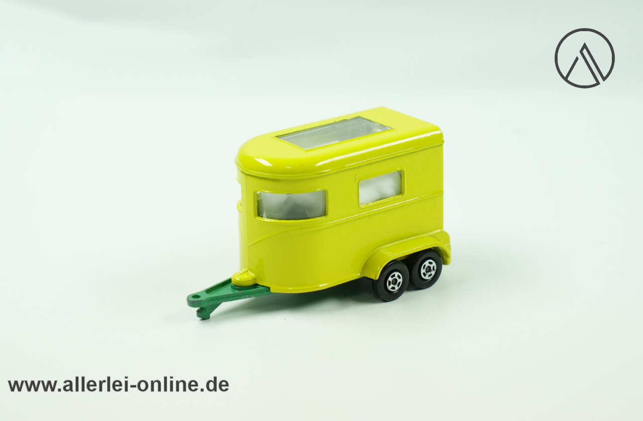 Matchbox Superfast No. 43 | Pony Trailer | Lesney England Pferdeanhänger gelb Matchbox Superfast No. 43 | Pony Trailer | Lesney England Pferdeanhänger gelb