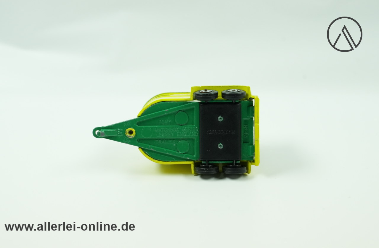 Matchbox Superfast No. 43 | Pony Trailer | Lesney England Horse Trailer Bodenplatte Matchbox Superfast No. 43 | Pony Trailer | Lesney England Horse Trailer Bodenplatte