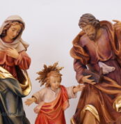 Heilige Familie barock | Krippenfiguren Weihnachtskrippe | 30 cm nah
