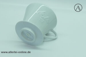 Melitta 102 Porzellanfilter | 1-Loch Porzellan Kaffeefilter | Midcentury 50-60er Jahre Designklassiker